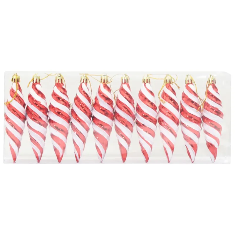 Kalėdinis spiralinis kamuolys 40 pcs Raudona Plastmasė