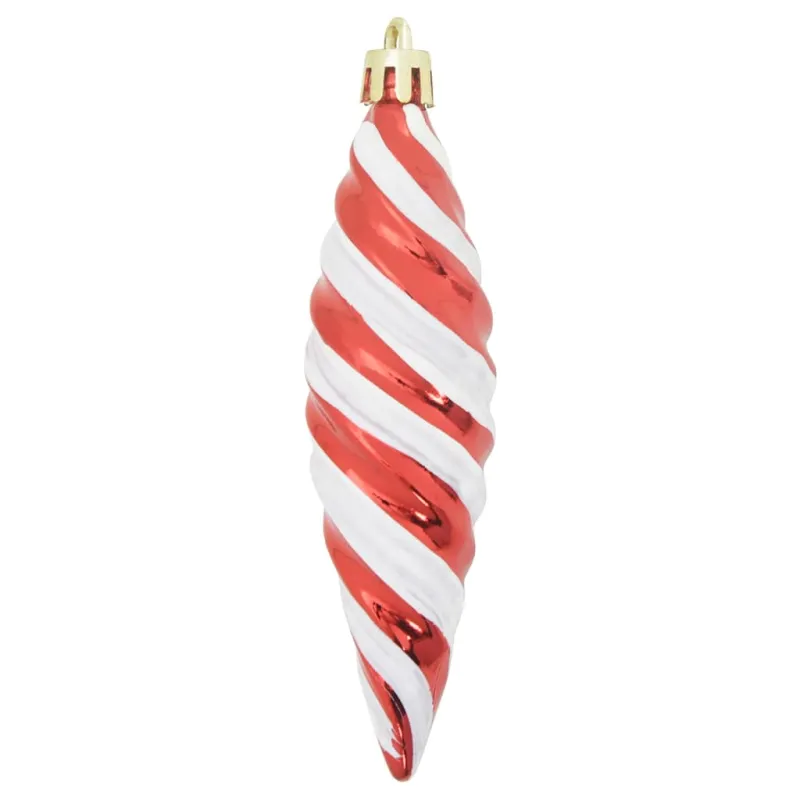 Kalėdinis spiralinis kamuolys 40 pcs Raudona Plastmasė