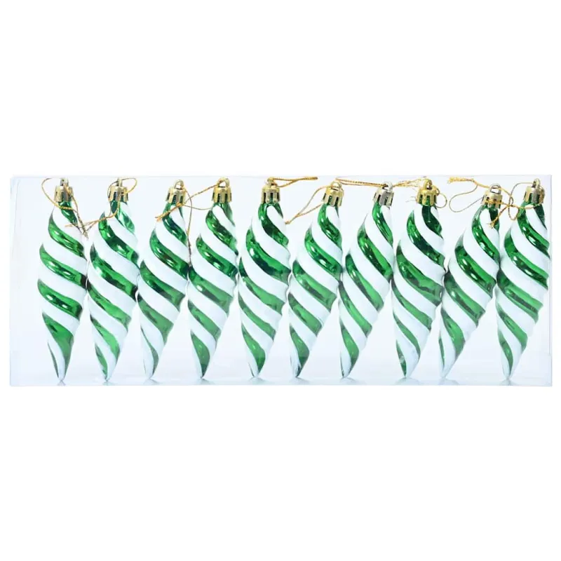 Kalėdinis spiralinis kamuolys 40 pcs Žalia Plastmasė