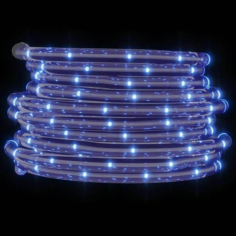 Virvės Šviesa su 2400 LED Šaltas baltas 100 m PVC