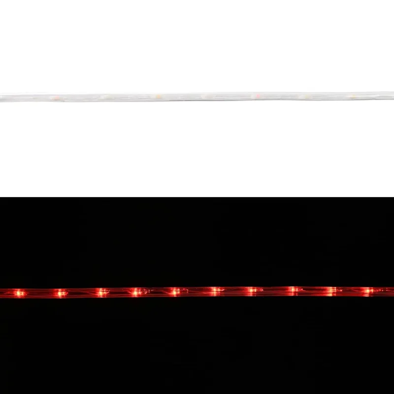 Virvės Šviesa su 1200 LED Raudona 50 m PVC