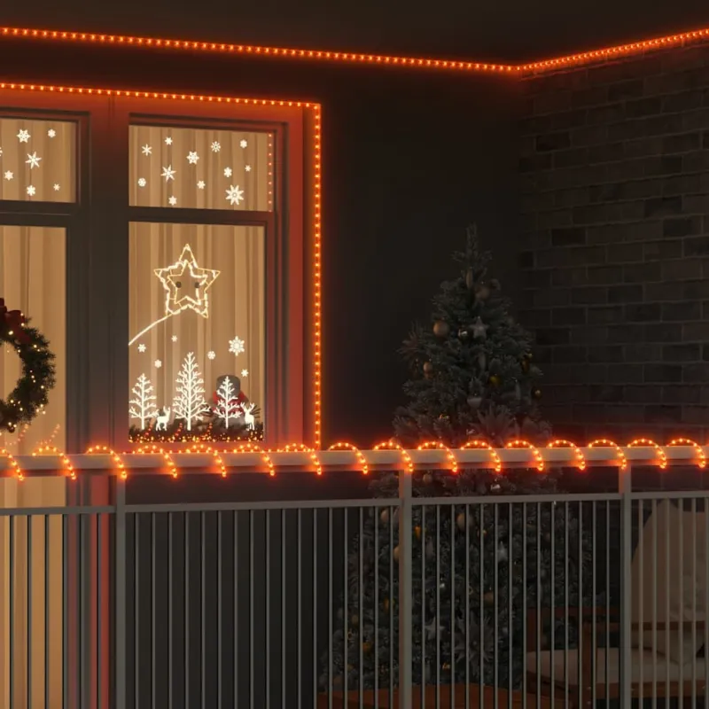 Virvės Šviesa su 120 LED Šilta balta 5 m PVC