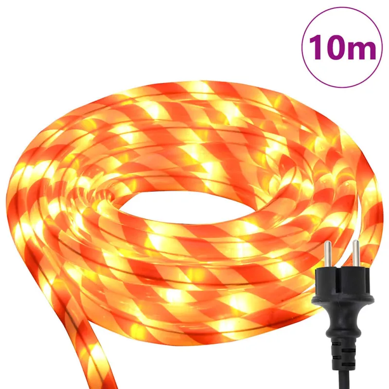 Virvės Šviesa su 240 LED Šilta balta 10 m PVC