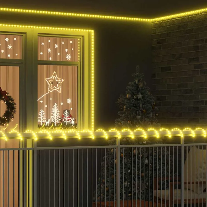 Virvės Šviesa su 120 LED Šilta balta 5 m PVC