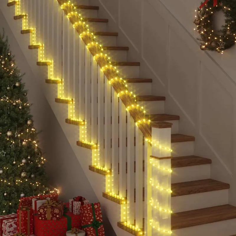 Virvės Šviesa su 120 LED Šilta balta 5 m PVC