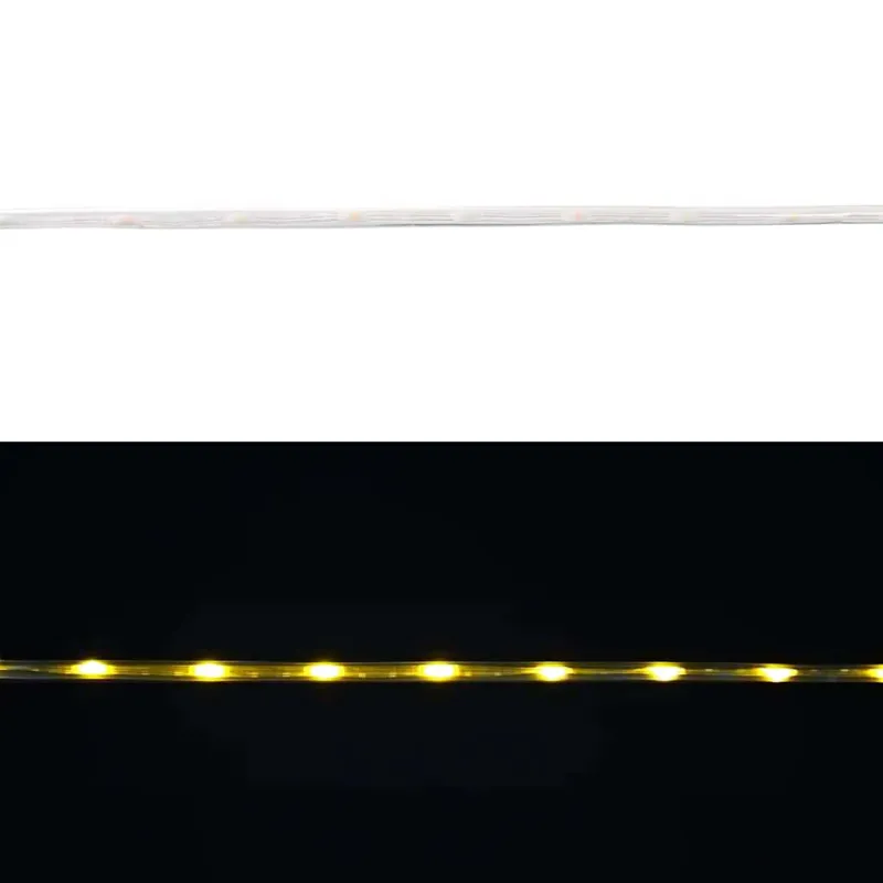 Virvės Šviesa su 1200 LED Šilta balta 50 m PVC