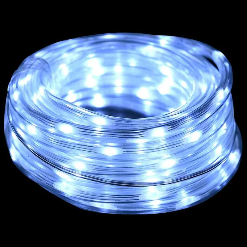 Virvės Šviesa su 120 LED Šalta balta 5 m PVC