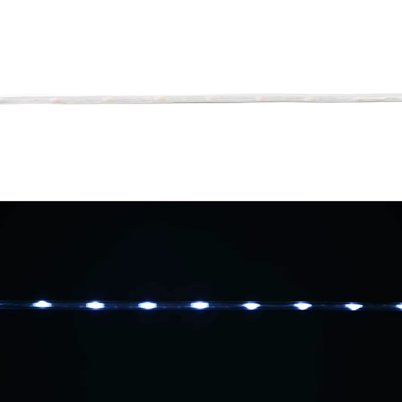 Virvės Šviesa su 120 LED Šalta balta 5 m PVC