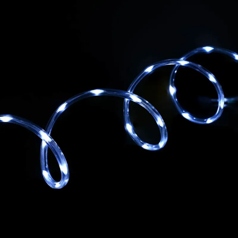 Virvės Šviesa su 120 LED Šalta balta 5 m PVC