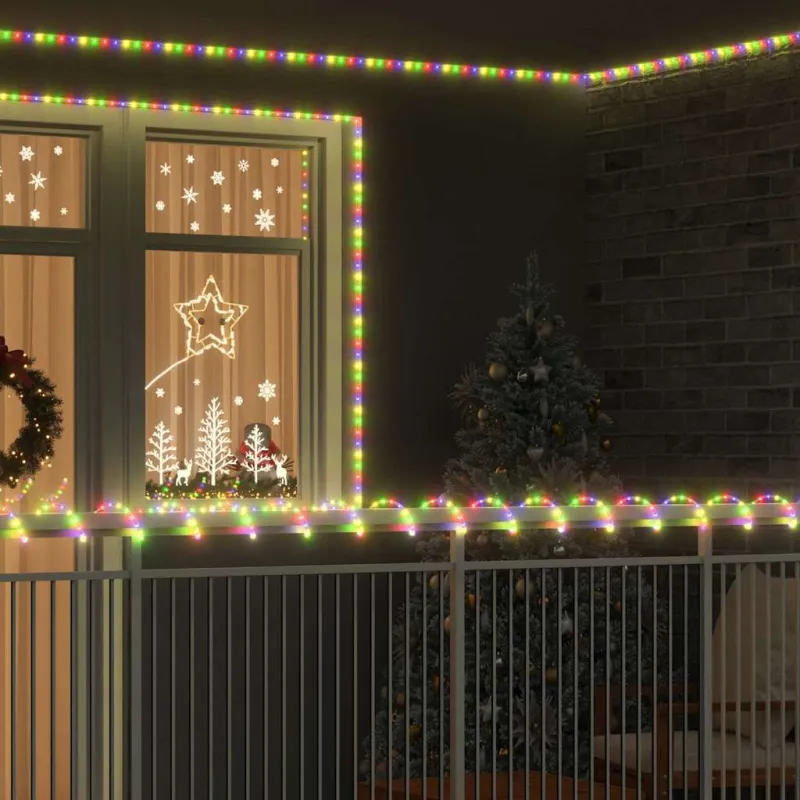 Virvės Šviesa su 240 LED Įvairiaspalvis 10 m PVC