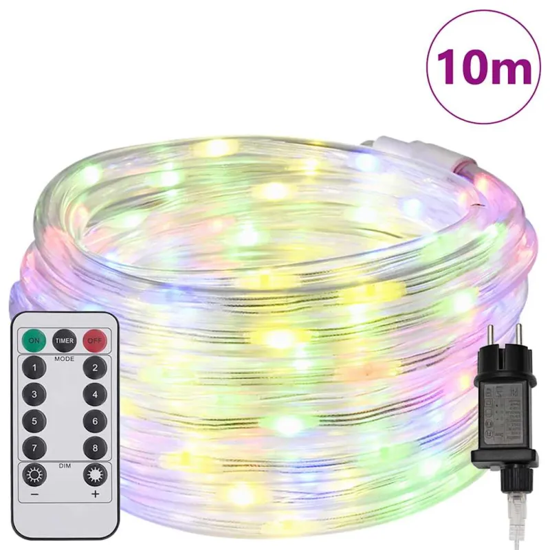Virvės Šviesa su 240 LED Įvairiaspalvis 10 m PVC