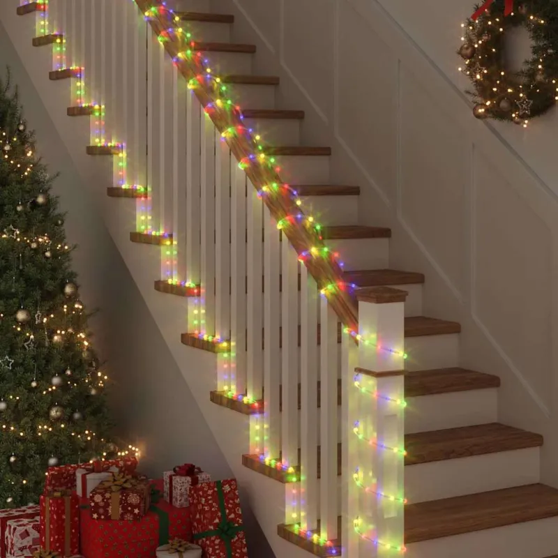 Virvės Šviesa su 240 LED Įvairiaspalvis 10 m PVC