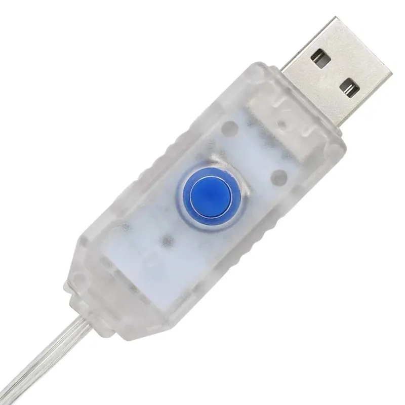 Kalėdų eglutė su 160 LED Mėlyna 150 cm Akrilas