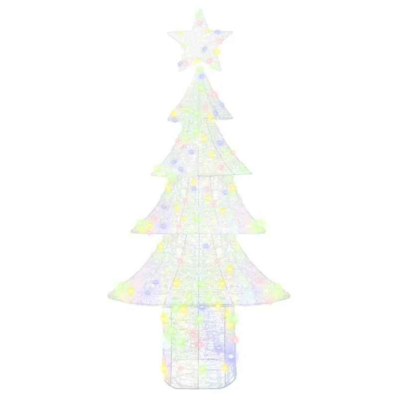 Kalėdų eglutė su 240 LED Įvairiaspalvis 180 cm Akrilas