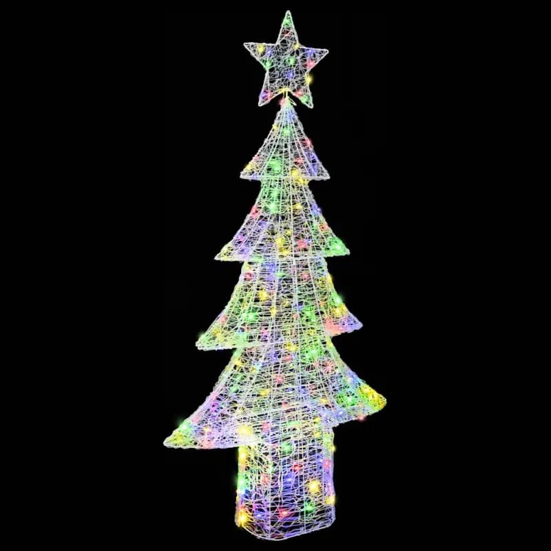 Kalėdų eglutė su 240 LED Įvairiaspalvis 180 cm Akrilas