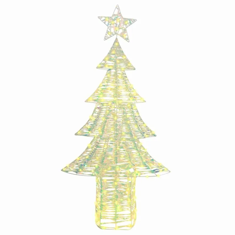 Kalėdų eglutė su 240 LED Šilta balta 181 cm PET