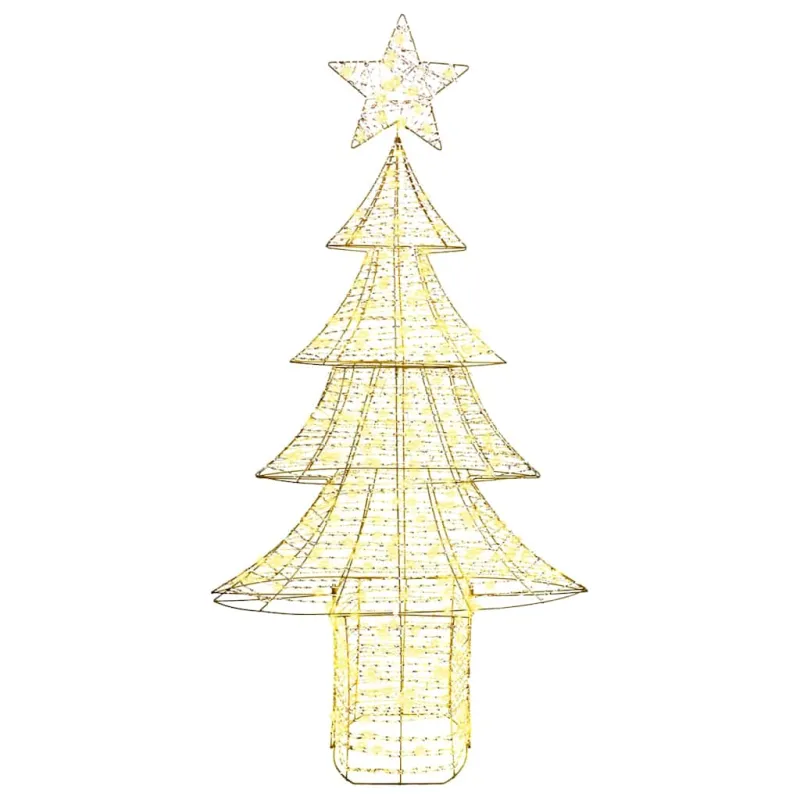 Kalėdų eglutė su 240 LED Šilta balta 181 cm PET