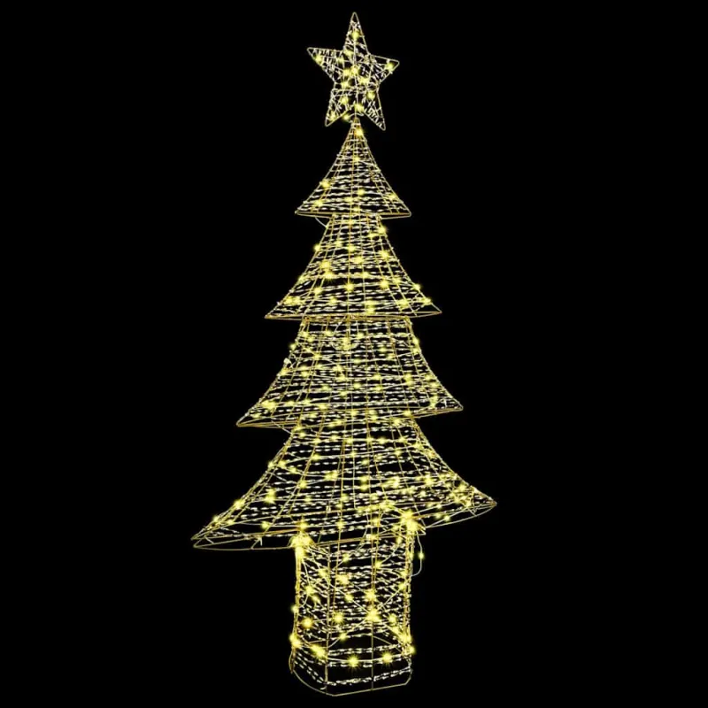 Kalėdų eglutė su 240 LED Šilta balta 181 cm PET