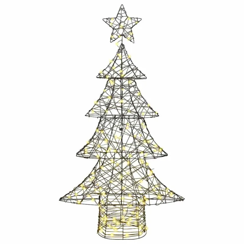 Kalėdų eglutė su 160 LED Šilta balta 150 cm Ratanas