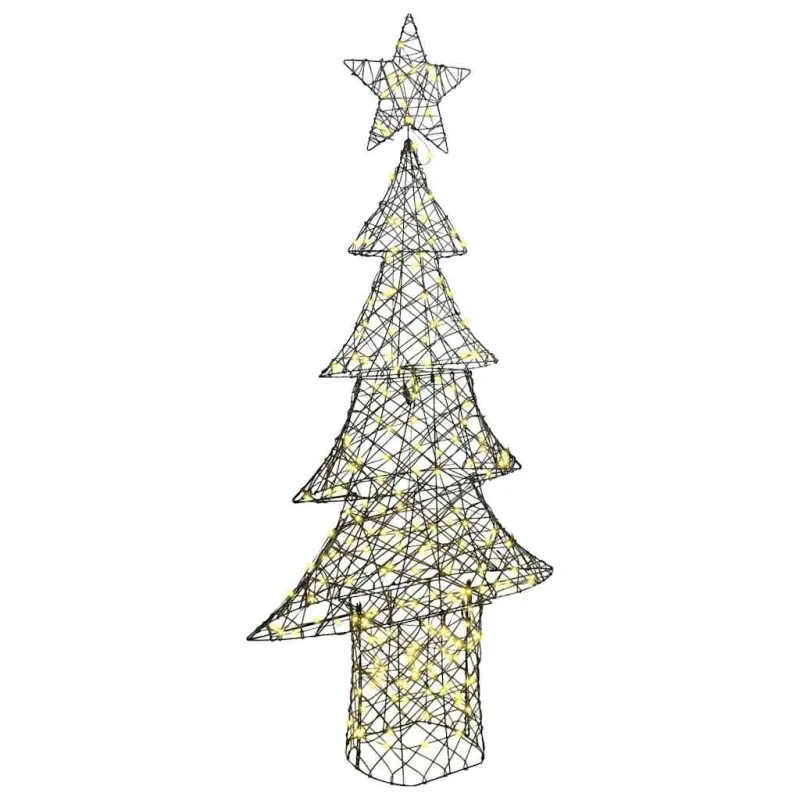 Kalėdų eglutė su 240 LED Šilta balta 180 cm Ratanas