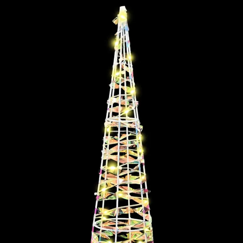 Kalėdų eglutė su 90 LED 3 pcs Šilta balta 20 x 20 x 80 cm PET