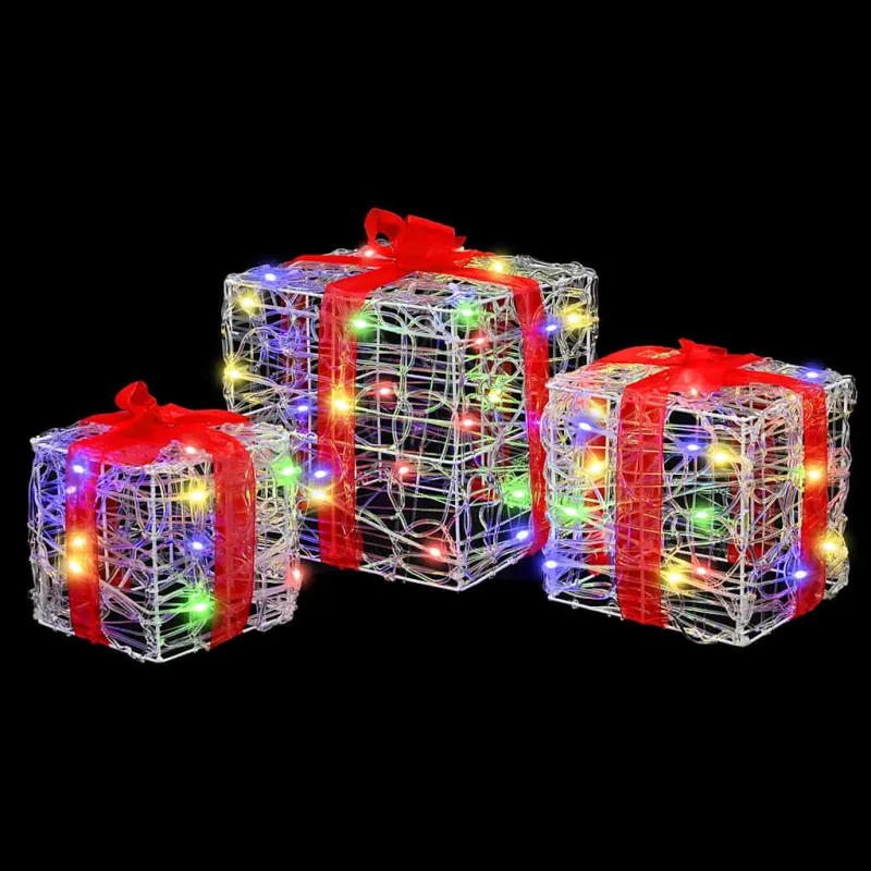 Dovanų Dėžė 3 pcs Įvairiaspalvis 20 x 20 x 20 cm Akrilas