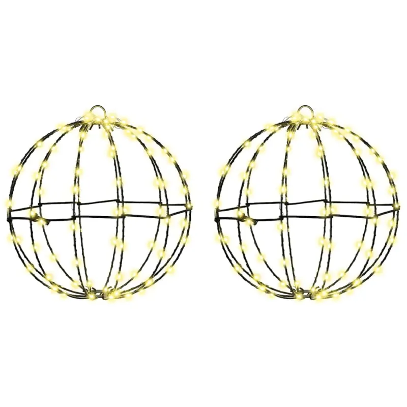 Dovana su 192 LED 2 pcs Šilta balta 30 x 30 x 32 cm metalas