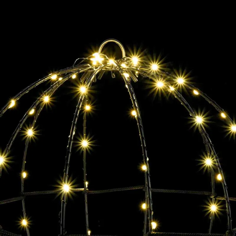 Dovana su 192 LED 2 pcs Šilta balta 30 x 30 x 32 cm metalas