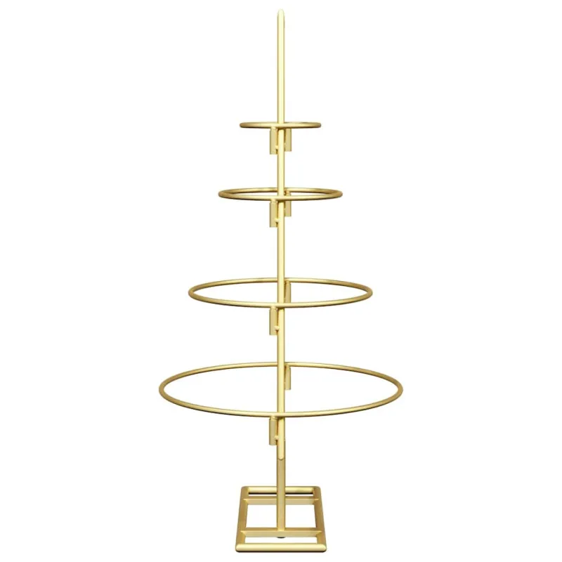 Metalinis Kalėdų medis s stovu Auksinė 60 cm