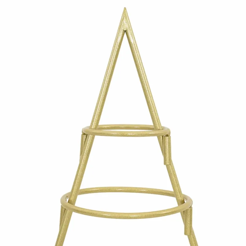 Metalinis Kalėdų medis s stovu Auksinė 60 cm