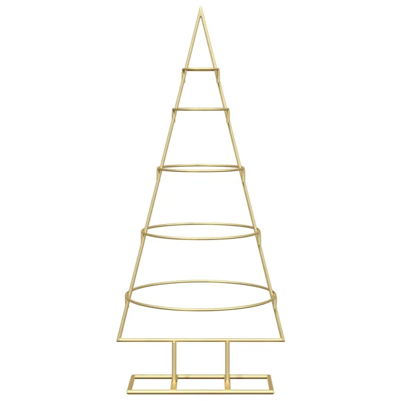 Metalinis Kalėdų medis s stovu Auksinė 90 cm