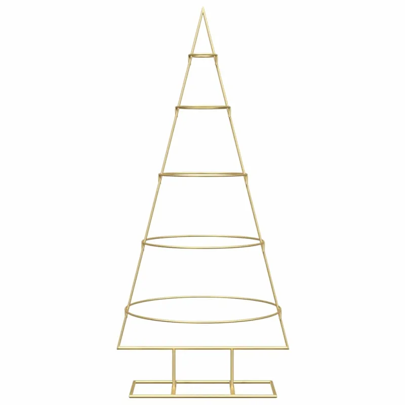 Metalinis Kalėdų medis s stovu Auksinė 125 cm