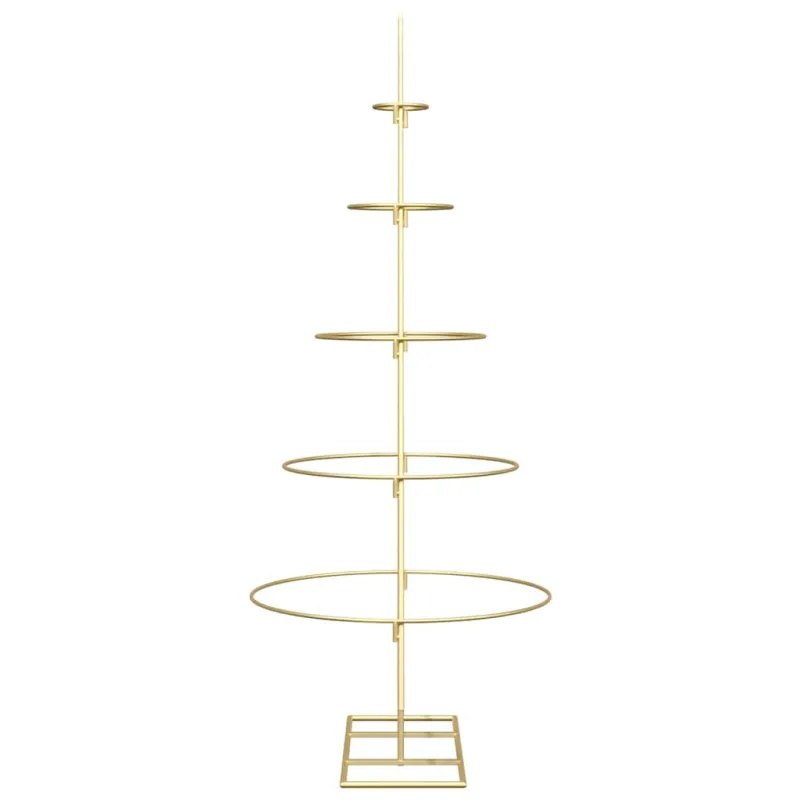 Metalinis Kalėdų medis s stovu Auksinė 125 cm