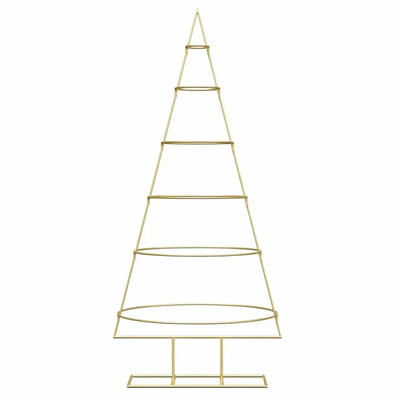 Metalinis Kalėdų medis s stovu Auksinė 148 cm