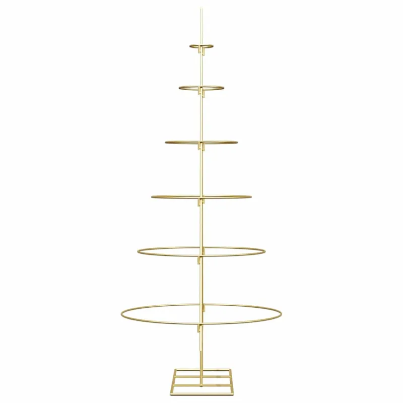 Metalinis Kalėdų medis s stovu Auksinė 148 cm