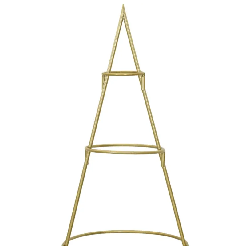 Metalinis Kalėdų medis s stovu Auksinė 148 cm