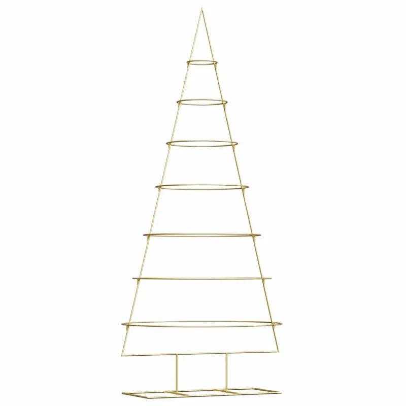 Metalinis Kalėdų medis s stovu Auksinė 209 cm
