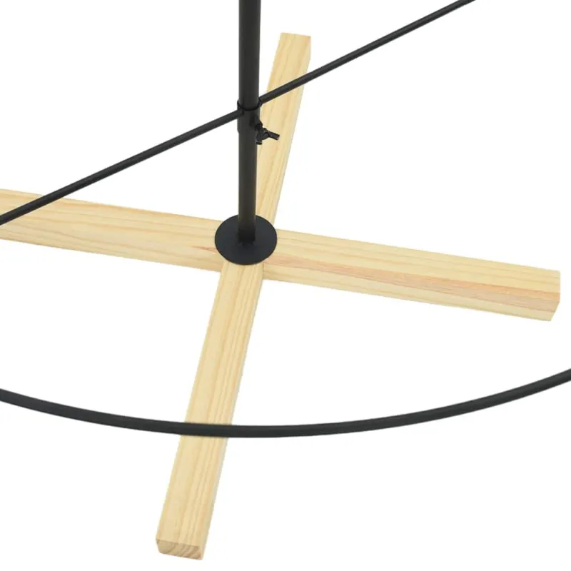 Kalėdų Kūgio Medis s stovu Juoda 180,5 cm Plienas