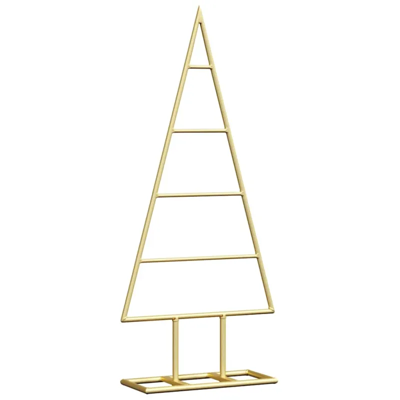 Metalinis Kalėdų medis s stovu Auksinė 60 cm