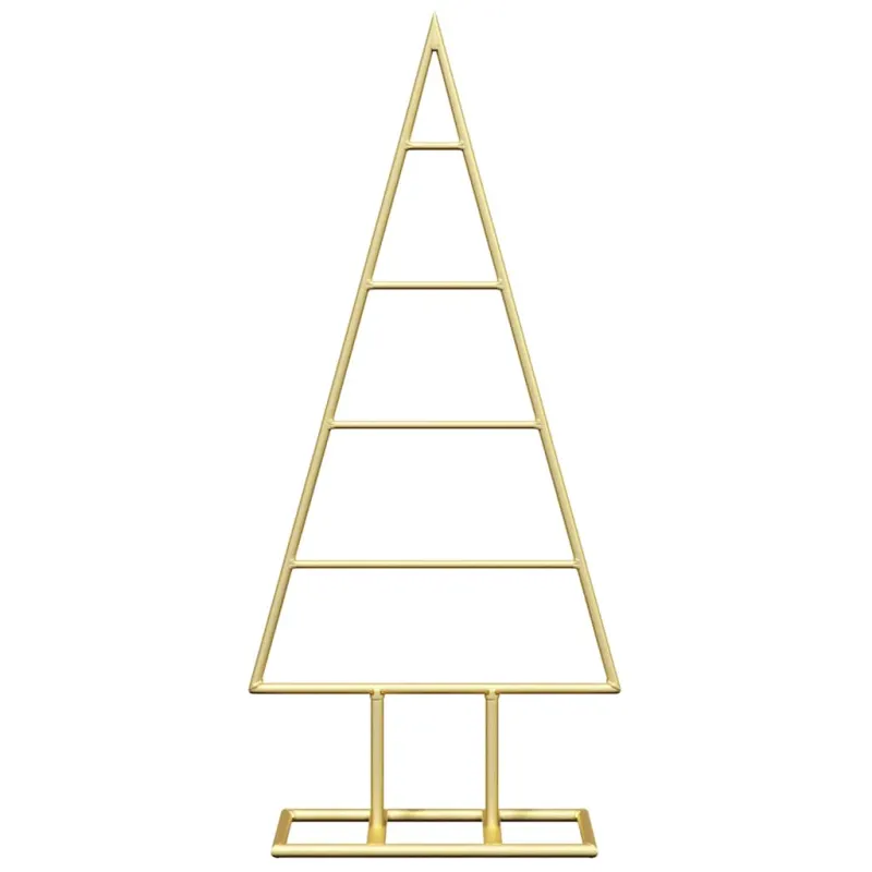 Metalinis Kalėdų medis s stovu Auksinė 60 cm