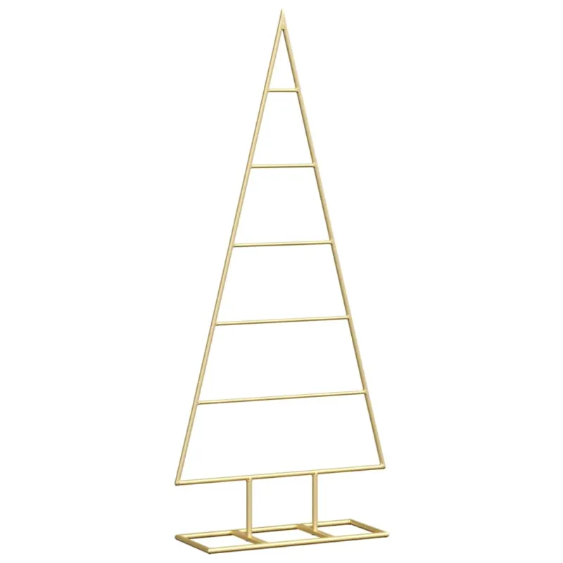 Metalinis Kalėdų medis s stovu Auksinė 90 cm