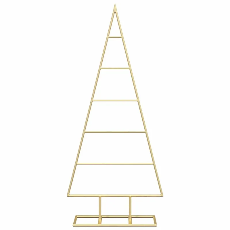 Metalinis Kalėdų medis s stovu Auksinė 90 cm