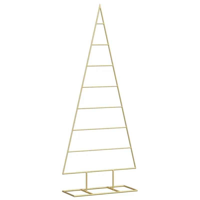 Metalinis Kalėdų medis s stovu Auksinė 125 cm