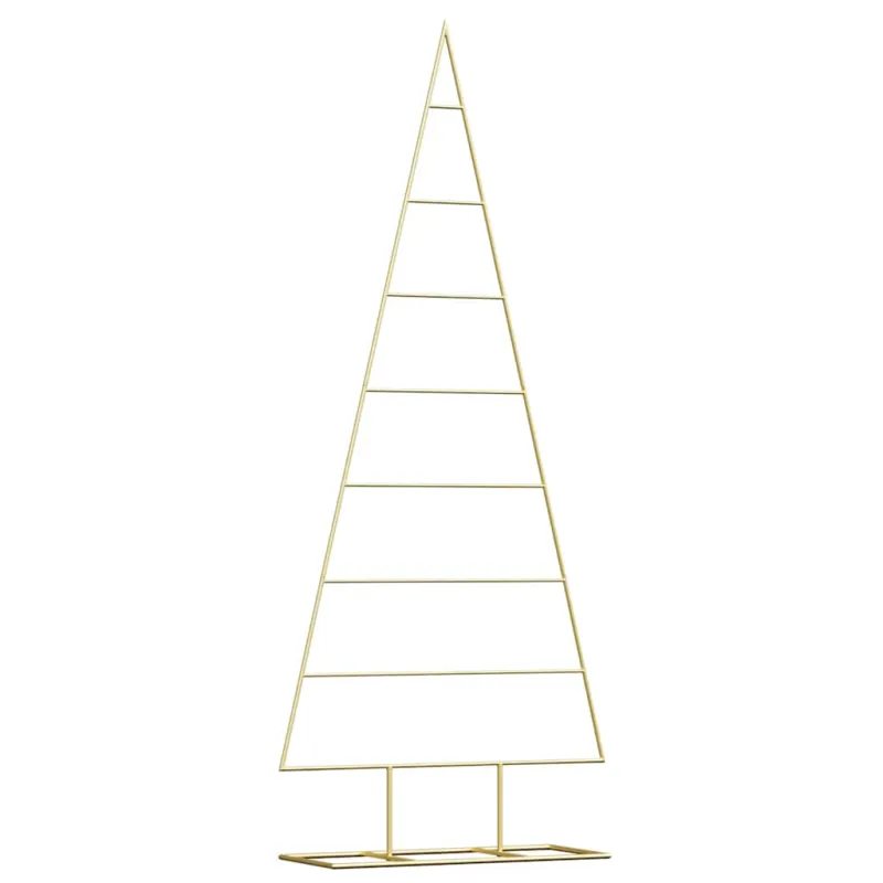 Metalinis Kalėdų medis s stovu Auksinė 150 cm