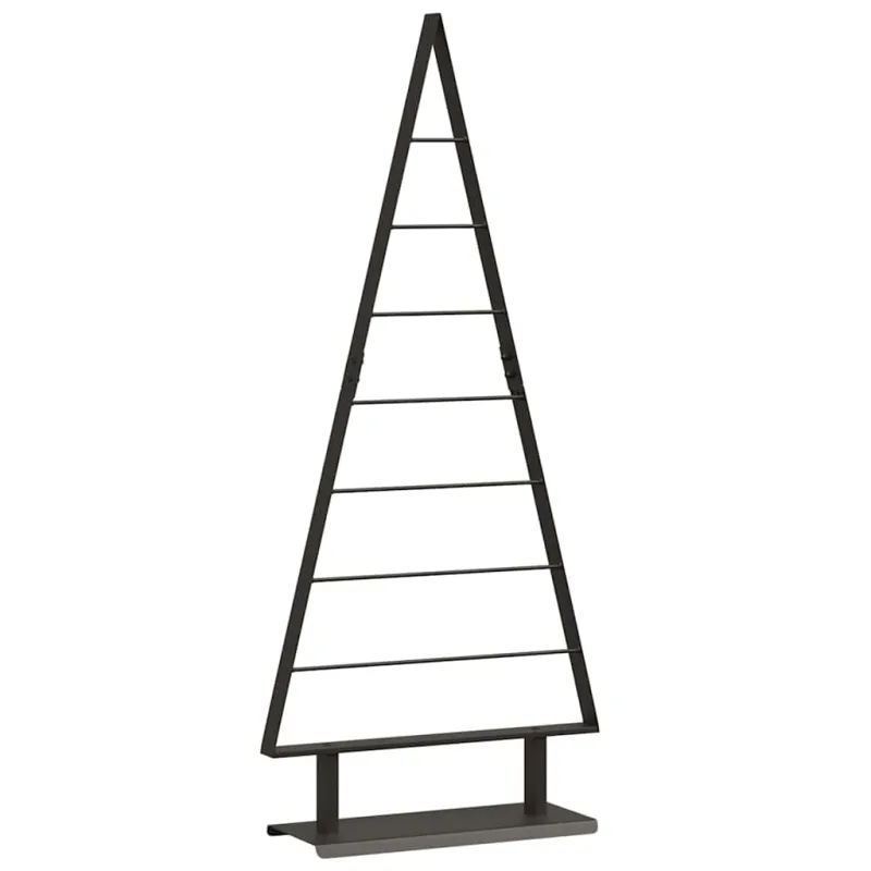 Metalinis Kalėdų medis s stovu Juoda 125,5 cm Plienas