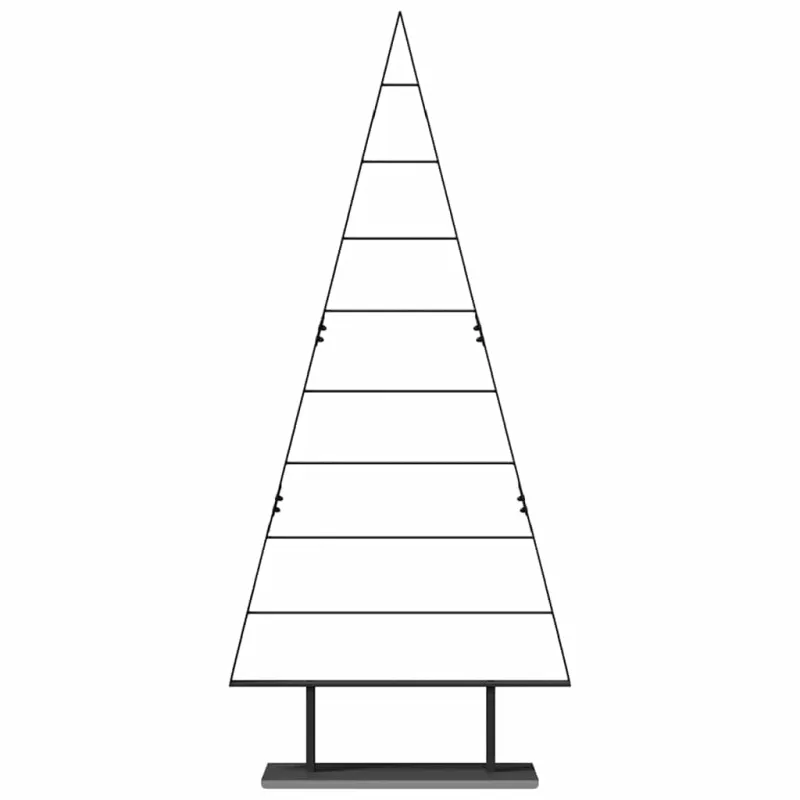 Metalinis Kalėdų medis s stovu Juoda 180 cm Plienas