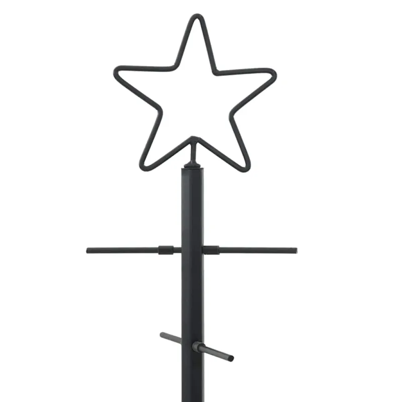 Metalinis Kalėdų medis s stovu Juoda 59,5 cm