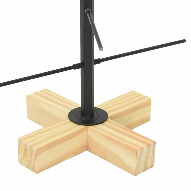 Metalinis Kalėdų medis s stovu Juoda 59,5 cm