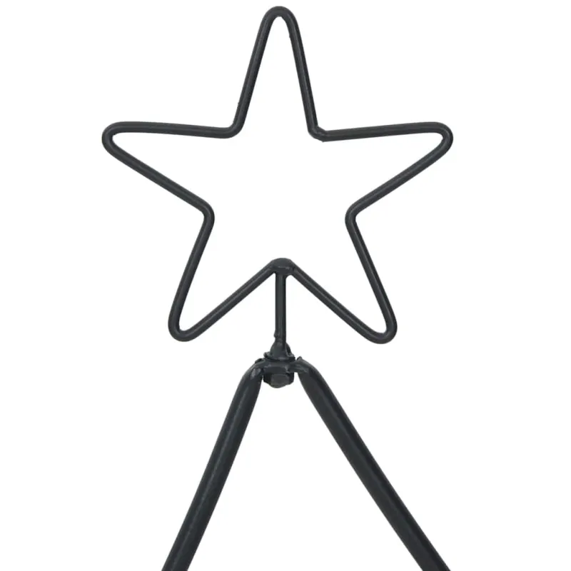 Metalinis Kalėdų medis s stovu Juoda 90,5 cm Plienas