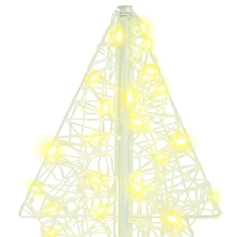 Kalėdų eglutė su 160 LED Šilta balta 150 cm Akrilas